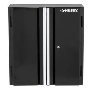 lot 44 image: HUSKY Lot of 6 29 in. H x 28 in. W x 12 in. D Steel Garage Wall Cabinet