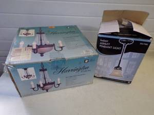 lot 93 image: Pair of lights Fixtures in box