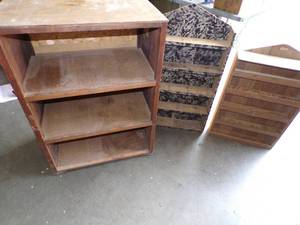 lot 97 image: 3 Wood Shelves