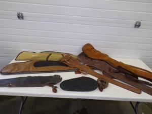 lot 116 image: 7 Gun Cases and sling straps