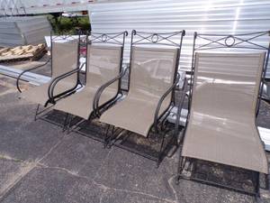 lot 185 image: 4 Patio Chairs