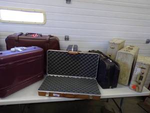 lot 209 image: Padded Gun Case and Suitcases