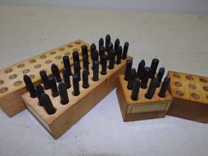 lot 215 image: Letter and Figures Punch Sets
