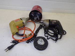 lot 234 image: Pair of Drills and Grinding wheels