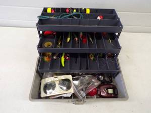 lot 242 image: Tackle Box with Tackle