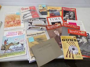 lot 251 image: Gun books and Vintage Magazines