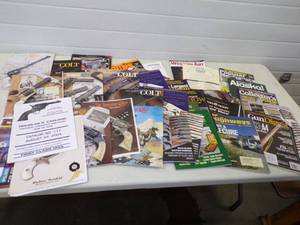 lot 256 image: Gun Magazines and Colt Brochures