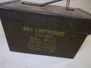 lot 270 image: Ammunition Box