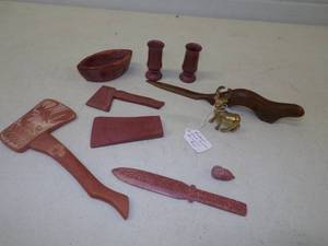 lot 298 image: Pipestone, Letter Opener and miniature Deer