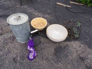 lot 311 image: Vintage Stoneware, Vintage Cream Can and more