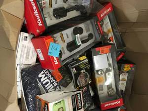 lot 2 image: Gaylord full of assorted hardware, tools, door hardware and more SEE PICS