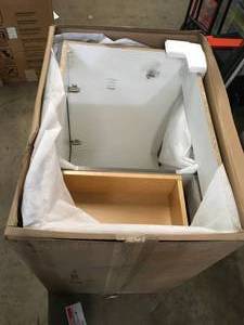 lot 21 image: HOME DECORATORS COLLECTION Hover Image to Zoom Thornbriar 30 in. W x 21 in. D Bathroom Vanity Cabinet in Cement (NOT USED)