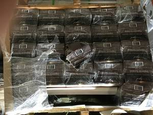 lot 26 image: 22 CASES OF HOME LEGEND Wire Brushed Natural Hickory 38 in. T x 5 in. Wide x Varying Length Click Lock Hardwood Flooring (19.686 sq. ft. case)