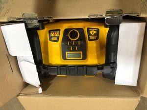 lot 44 image: DEWALT 2800 Peak Amp Jump Starter 1000-Watt Power Inverter with Digital Compressor In good condition see pics 