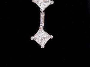 lot 23 image: 34 Carat Diamond Estate Pendant in 14k White Gold $3500