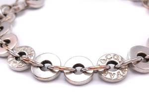 lot 65A image: Tiffany & Co Circle Link Sterling Silver 7.5 Bracelet $450