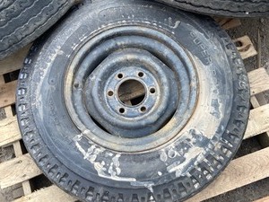 lot 12 image: (3) Trailer Wheels & Tires