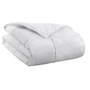 Black Label PrimaLoft Down Alternative Medium Weight White Solid Cotton King Comforter, C2G4-K-WHITE - NEW