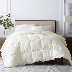 Legends Luxury Geneva PrimaLoft Deluxe Medium Warmth Ivory King Down Alternative Comforter, C1Z2-K-IVORY - NEW