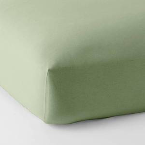 Velvet Flannel Basil Solid Queen Fitted Sheet, EU29-Q-BASIL - NEW
