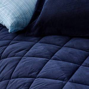 Cheyenne Reversible Blue Bell Solid King Comforter, 50395E-K-BLUE-BELL - NEW