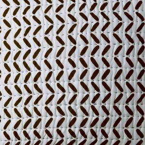 Waveny Multicolored Chevron Striped Cotton King Quilt, 40132F-K-MULTI - NEW
