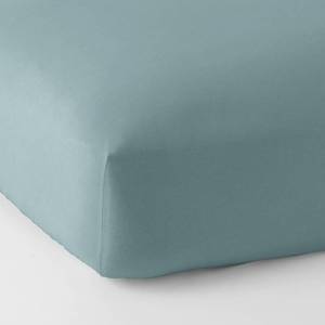 Velvet Flannel Stone Blue Solid Full Fitted Sheet, EU29-F-STN-BLUE - NEW