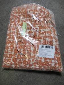 Brexton 3-Piece 200 Thread Count Cotton Percale King Duvet Cover Set in Terracotta, 40134D-K-TERRACOTTA - NEW