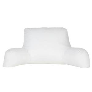 Down-Free Fill Bed Rest Pillow, 19 x 17 White Size Bed Rest  Down Alternative Pillows, PO46-BREST-WHITE - NEW