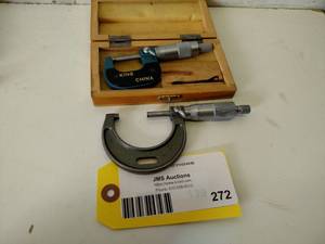 lot 272 image: (2) Asstd Micrometers...