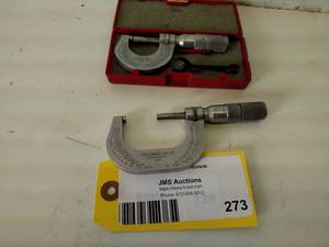 lot 273 image: (2) General Tool Micrometers...