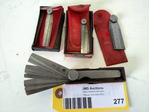 lot 277 image: (3) Starrett Taper Gages & Starrett...