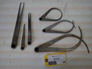 lot 287 image: Moore & Wright 6 pc. Inside Caliper...