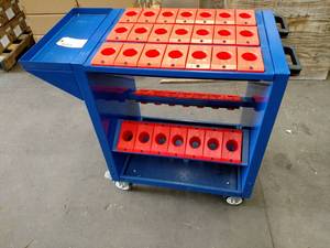 lot 335 image: BT40 Taper Tool Cart...