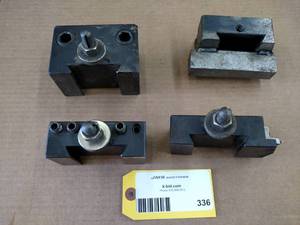 lot 336 image: (4) Aloris CA Tool Holders...