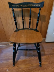 lot 64 image: Vintage Wood Chair