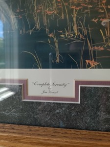 lot 212 image: Framed Jim Hansel Print