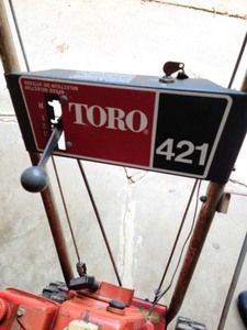 lot 221 image: Toro 421 Snowblower