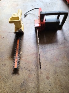 lot 223 image: Chainsaw And Hedge Trimmer