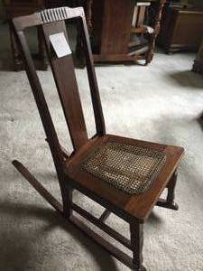 lot 15 image: Petite Vintage Rocking Chair