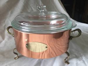 lot 22 image: Copper and Glass set