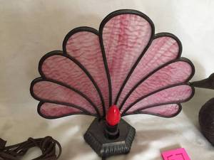 lot 57 image: Fun Stained Glass Lamps