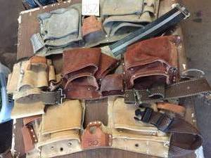 lot 230 image: Leather Carpenter Belts