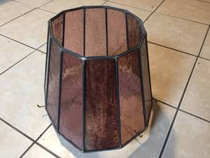 lot 245 image: Stained Glass Lamp Shade