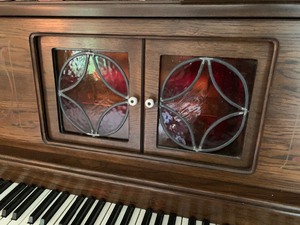 lot 42 image: Player Piano and Music Rolls