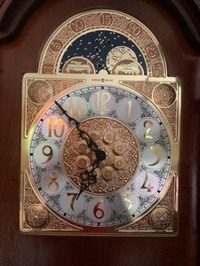 lot 43 image: Howard Miller Grandfather Clock