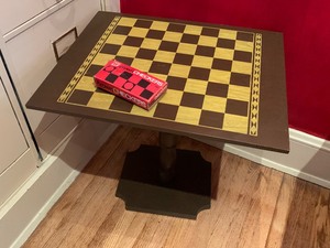 lot 123 image: Checker Board Table