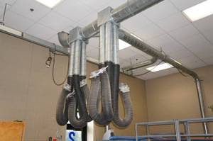 lot 11 image: Dust Collector System Duct Work and Hoses