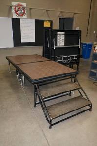lot 59 image: 3 SICO Stage Platforms with Steps