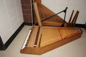 lot 70 image: Harpsichord with Stand